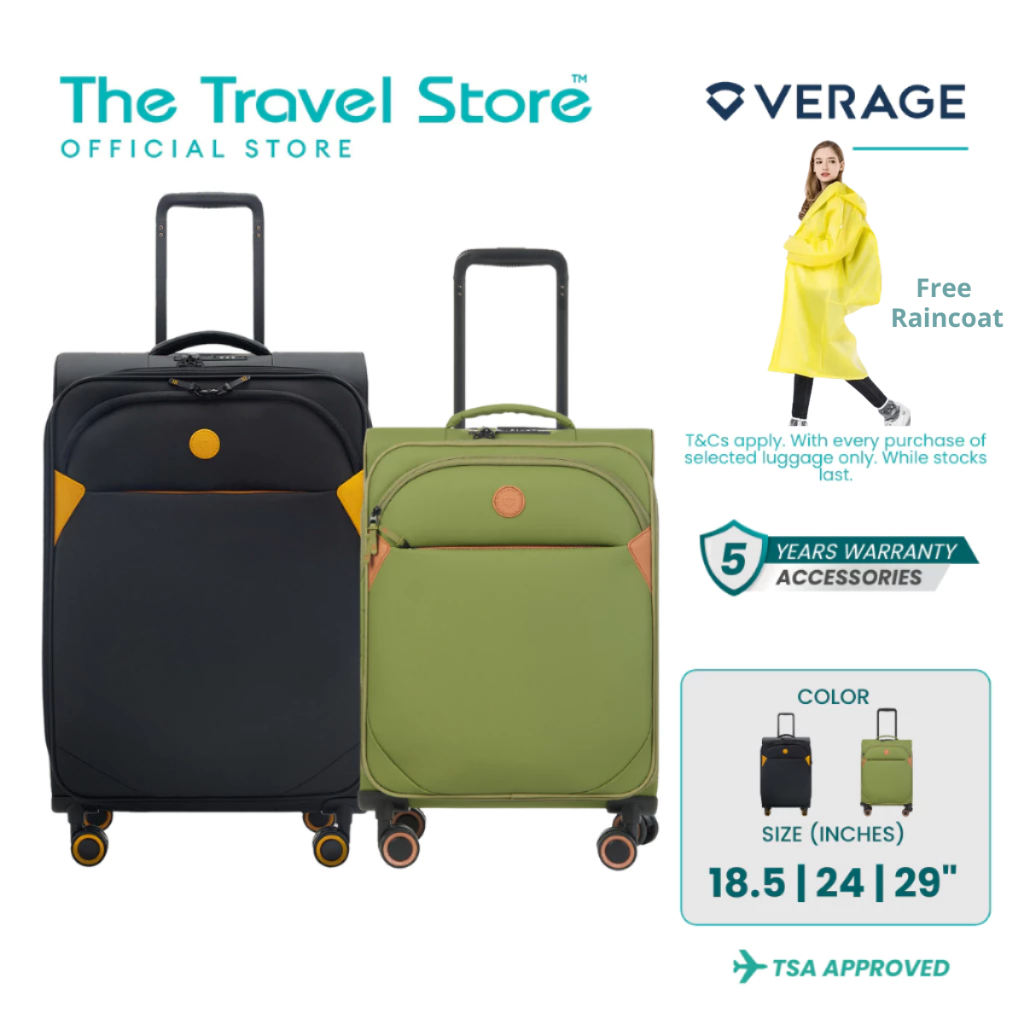 Verage Cambridge Soft Trolley Case 18.5/24/29 VR02-GM20077W กระเป๋าเดินทาง/กระเป๋าเดินทาง/beg travel
