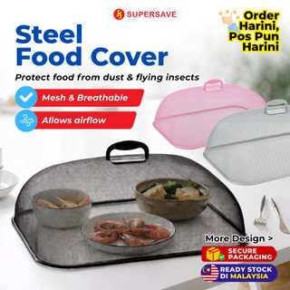 SUPERSAVE Steel Food Cover Net Modern Style Dish Cover Mesh Dish Tudung Saji Besi Penutup Makanan Moden Home Kitchen