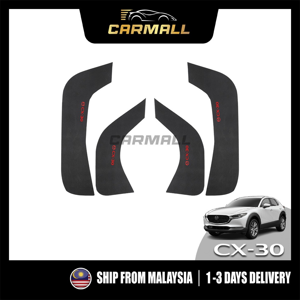Mazda CX30 CX-30 DM 2019 - 2027 แผงประตูสติกเกอร์ป้องกันคาร์บอน Fit Mazda CX30 CX-30 DM CarMall รถอุ