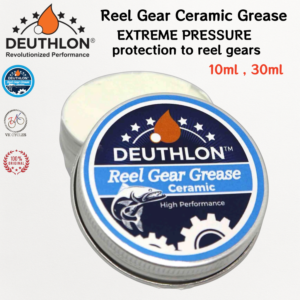 Deuhthlon Reel Gear จาระบีเซรามิก | EXTREME PRESSURE ป้องกันเกียร์รอก 10ML , 30ML สําหรับการตกปลา