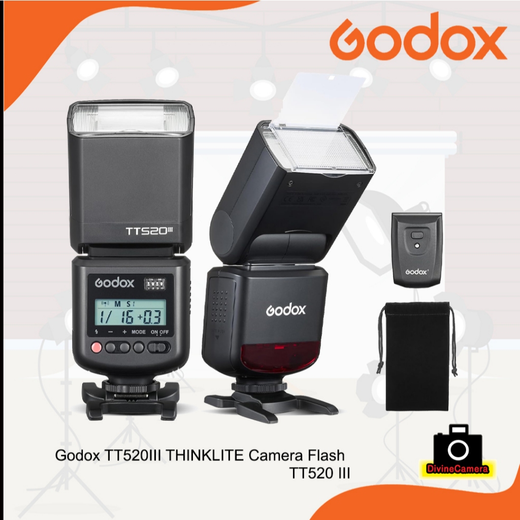 Godox TT520III THINKLITE กล้องแฟลชสากล