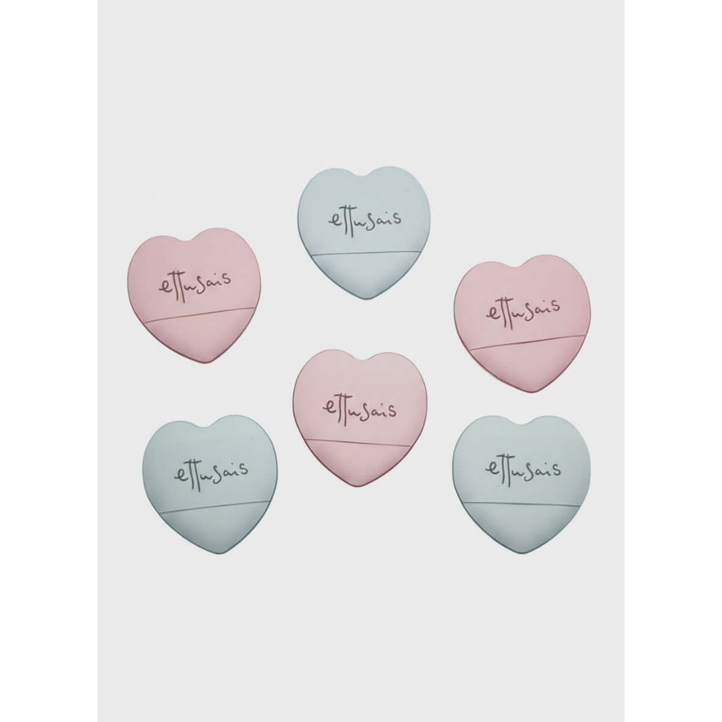 Ettusais japan mini fingerคุชชั่นพัฟรองพื้นคอนซีลเลอร์/ครีมบลัชออนพัฟ 2pc