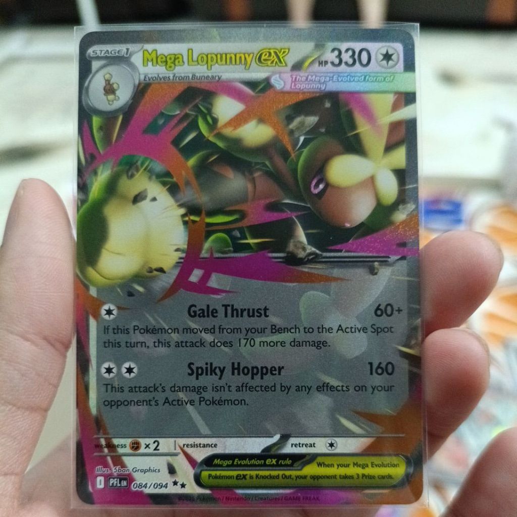 Pokemon TCG Mega Lopunny Ex Phantasmal Flames