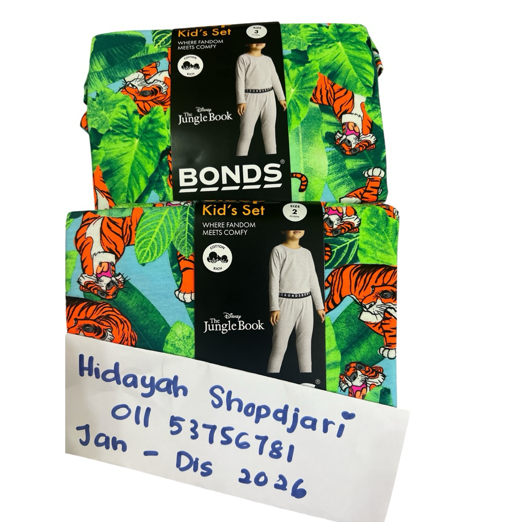 BONDS BNWT PJS JUNGGLE OF THE KING KVH7RH0I
