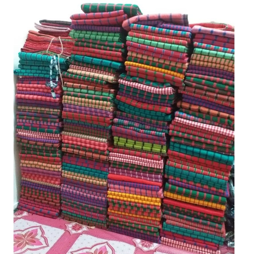 গামছা আরামদায়ক সুতির তৈরী বাংলাদেশি/ Gamcha/ Gamsa/ Bath Towel Tuala Soft Cotton/ Made in Bangladesh ราคา ถูกที่สุด ดีลบีเคเค แกลเลอรีภาพที่ 2