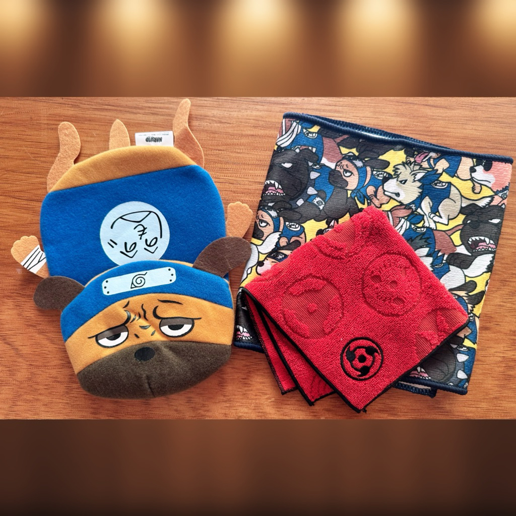 ญี่ปุ่น Naruto Shippuden Kakashi สินค้า/กระเป๋า Drawstring / ผ้าเช็ดหน้า / การ์ด Ichiban Kuji