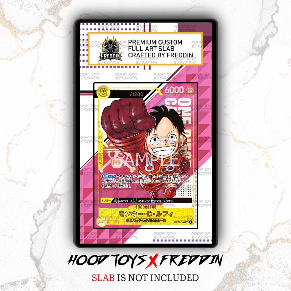 FULL ART SLAB SERIAL LUFFY EGGHEAD [ONE PIECE TCG]