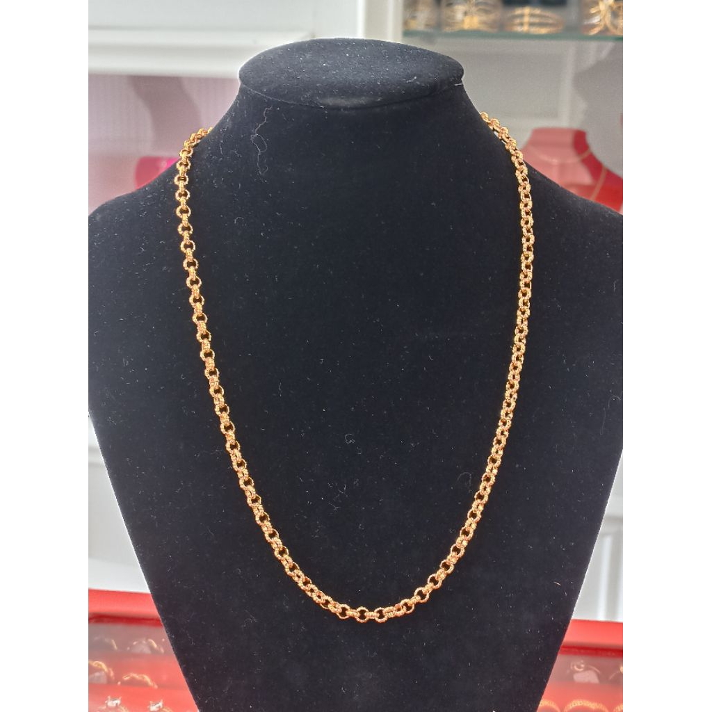 RANTAI TANGAN / BRACELET / GELANG FASHION RAYA TITANIUM EMAS SADUR ANTI KARAT