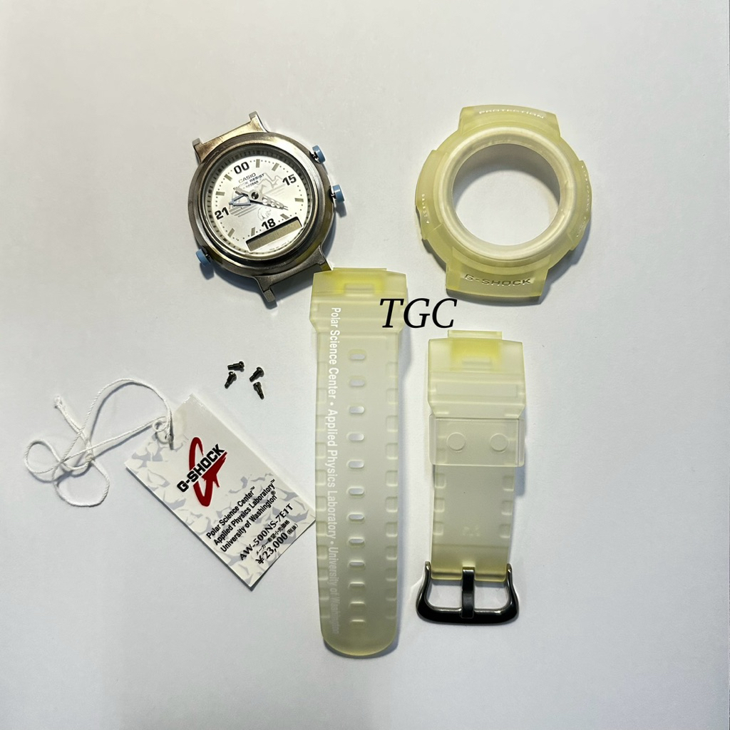 อุปกรณ์เสริมชิ้นส่วน G-SHOCK AW-500NS AW-500 ปัญหาโมดูลโมเดลวินเทจ