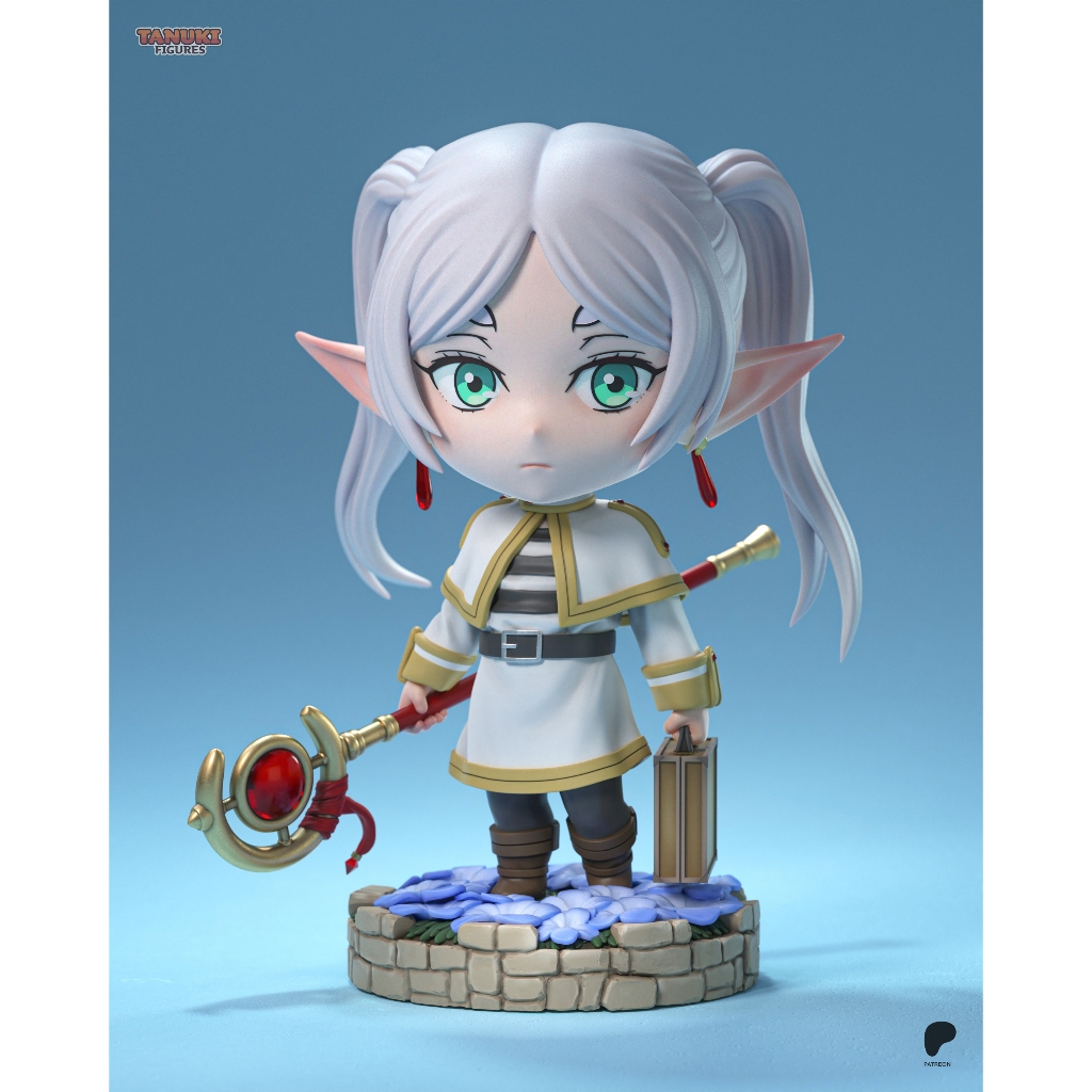 Tanuki Figures Frieren CHIBI - Sousou no Frieren ฟิกเกอร์ GK พิมพ์ลาย 3 มิติ