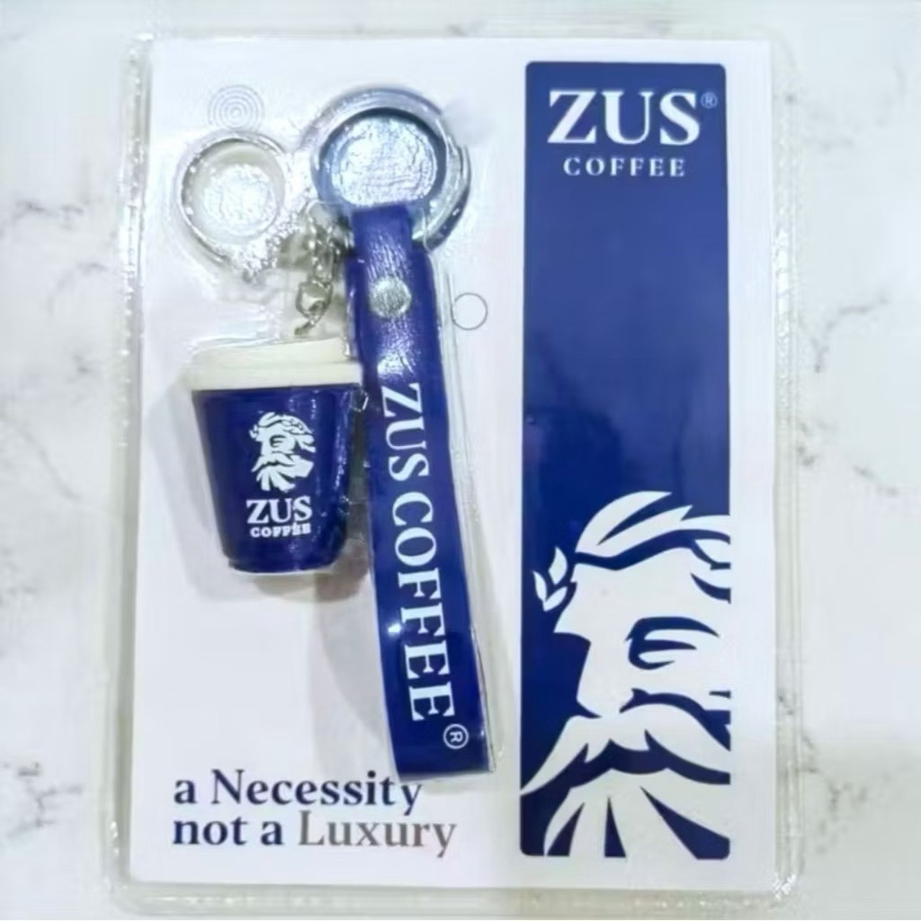 ZUS พวงกุญแจ Hot Cup - Thunder Blue- ZUS Key Chain Blue Hot Cup