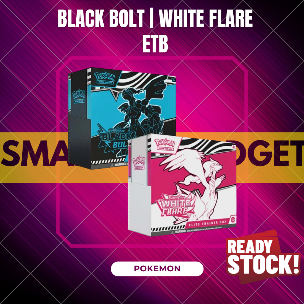 Pokémon TCG Scarlet & Violet White Flare / Black Bolt Elite Trainer Box (ETB)