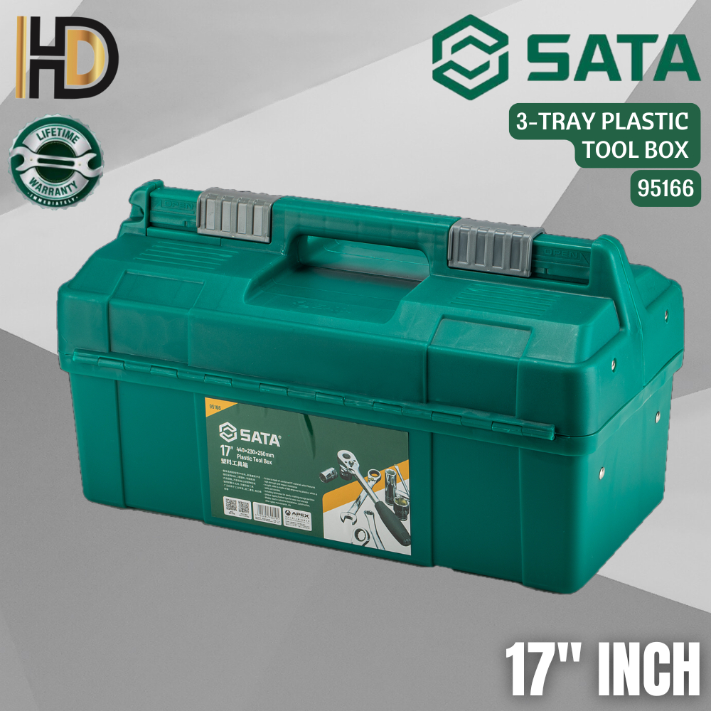 SATA 3 ถาด กล่องเครื่องมือพลาสติกสําหรับงานหนัก 17" / ถาด กล่องเครื่องมือพลาสติกสําหรับงานหนัก / 951