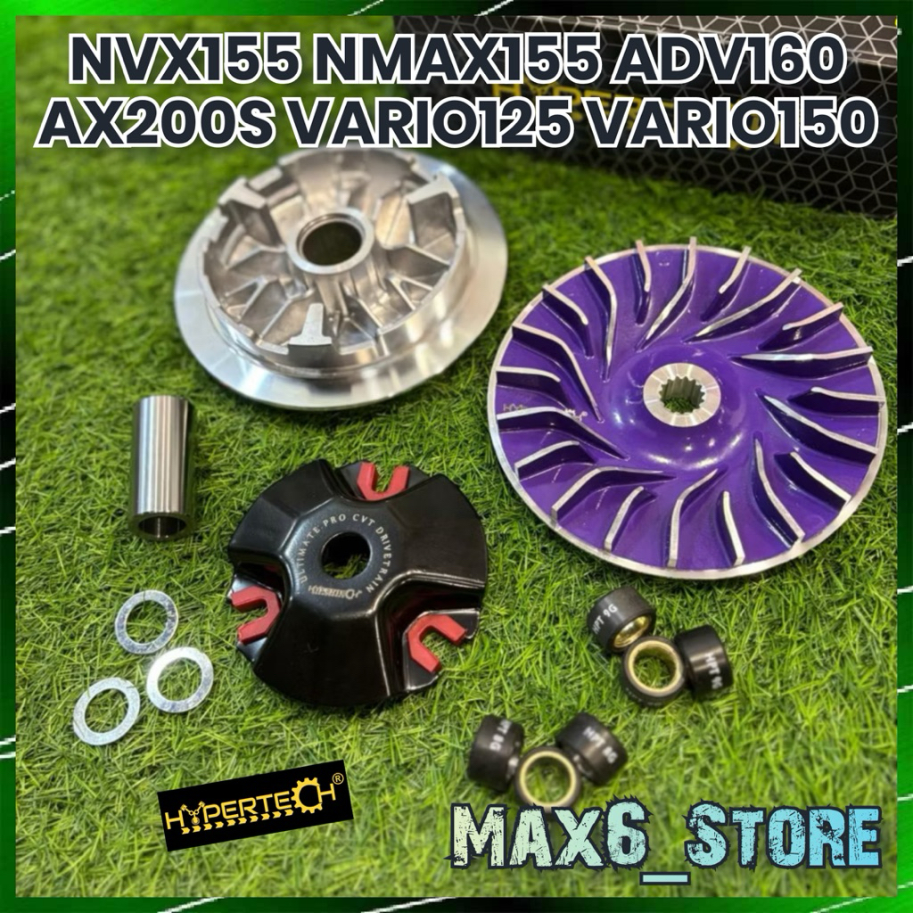 AX200 / VARIO160 / VARIO125 / VARIO150 / NVX155 / NMAX155 HYPERTECH PRO CVT PULLEY KIT ADV KHAS SPEC
