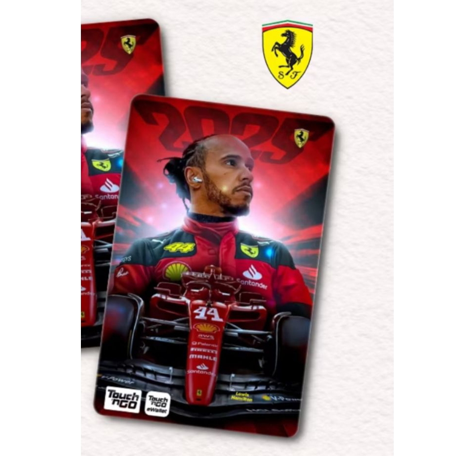 COLLECTIBLES & RRELOADD CARD - LIVERPOOL / ANFIELD / FERRARI / LEWIS HAMILTON
