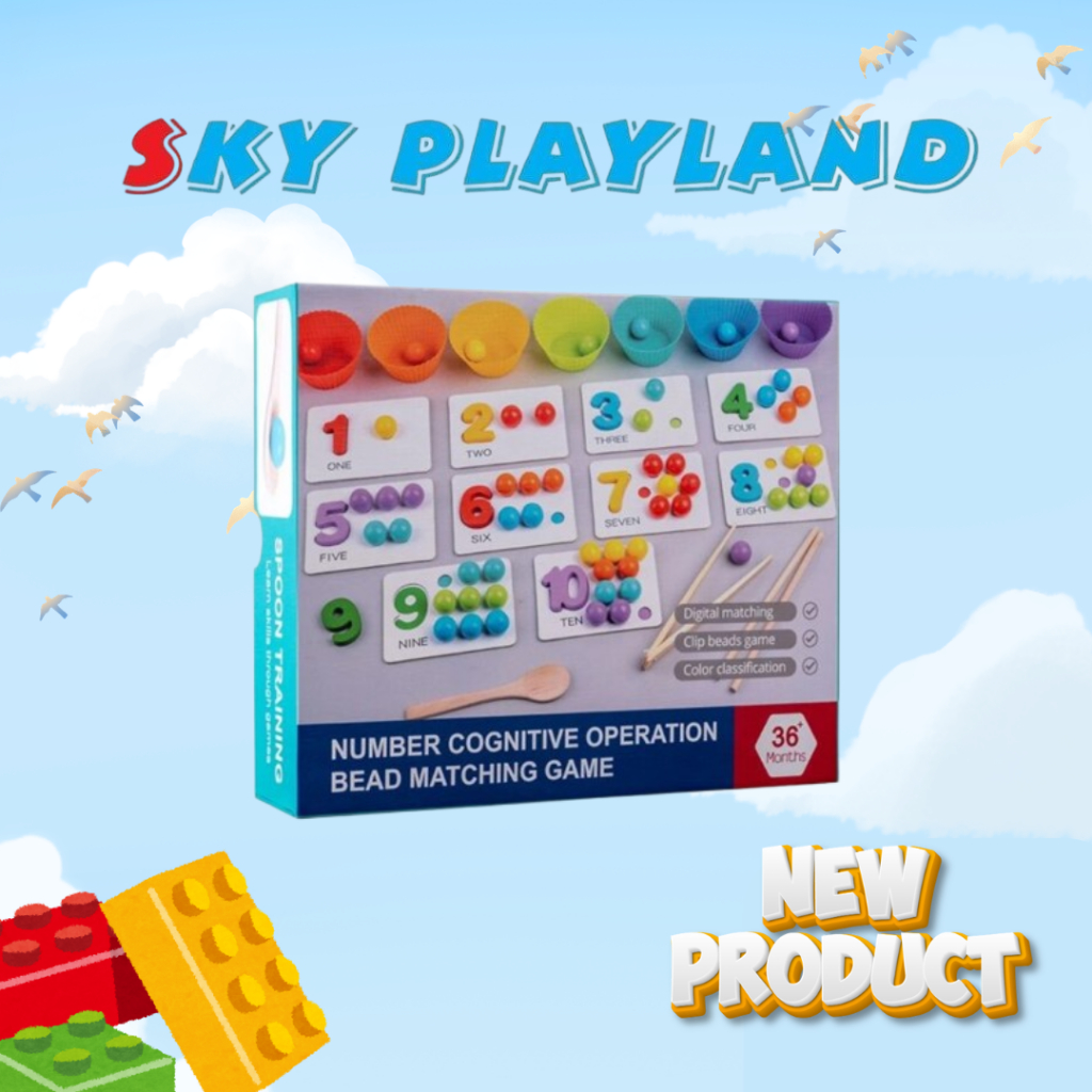 หมายเลขการดําเนินงานองค์ความรู้ลูกปัดเกมจับคู่ Mainan Matematik & Ok Untuk Kanak Kanak Mom & Baby / 