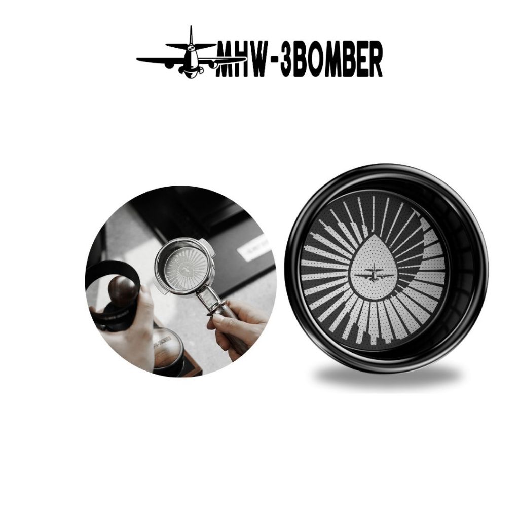 MHW-3BOMBER -JusBean Filter Basket (58.5mm 18g) – สําหรับสกัดเอสเปรสโซที่มีความแม่นยํา
