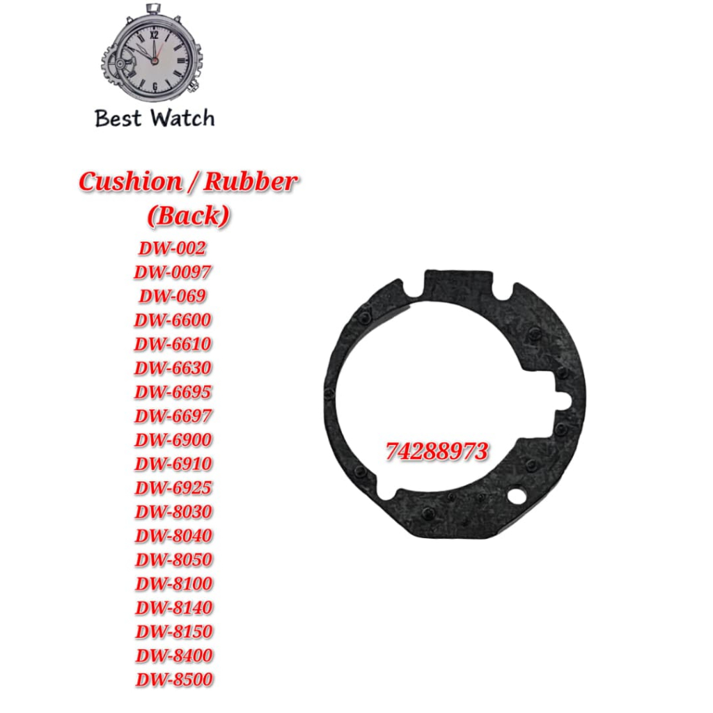 CUSHION/RUBBER(BACK) สําหรับ DW-6900 อะไหล่ทดแทน - CUSHION/RUBBER(BACK) 74288973