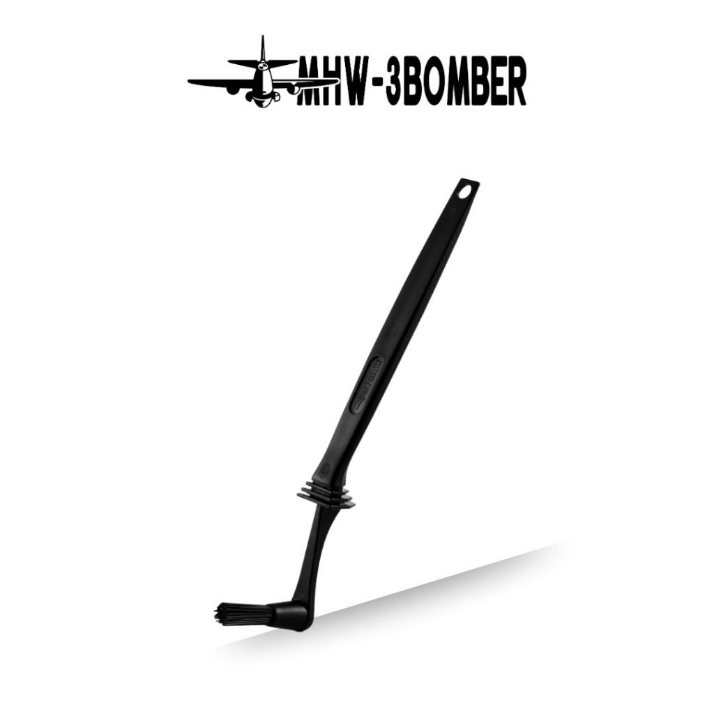 MHW-3BOMBER - แปรงทําความสะอาดเครื่องเอสเปรสโซทําความสะอาดเครื่องชงกาแฟแปรงไนลอนแปรงข้อศอก