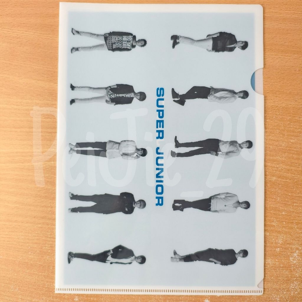 แฟ้มใส Super Junior Circle K Sunkus A4