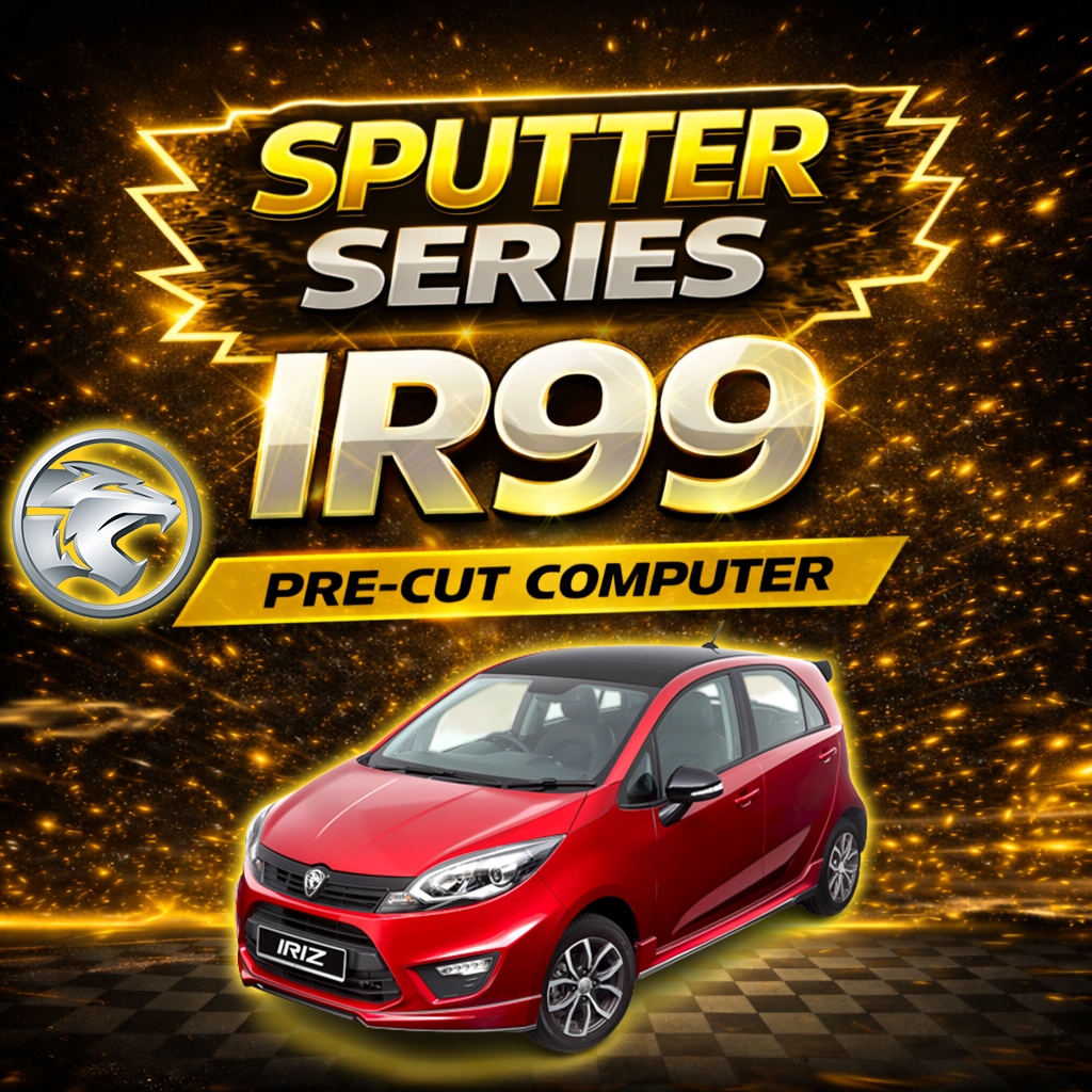 PROTON Iriz (Nano ceramic sputter HD IR99) PRECUT car ทินท์ kereta UV ฟิล์มกระจก 99%