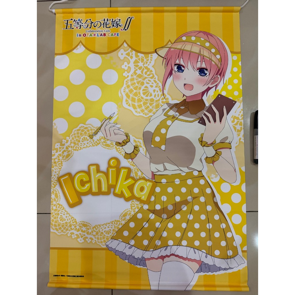 Quintessential Quintuplets B2 Tapestry Ichika Nakano Ota Lab Cafe