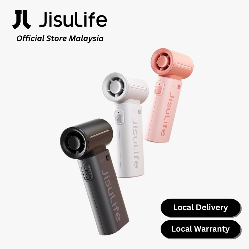 JisuLife Mini Jet Fan Life9 (5000mAh) 22H | 5 เกียร์ | | ลมแรง | น้ําหนักเบา | แบบพกพา