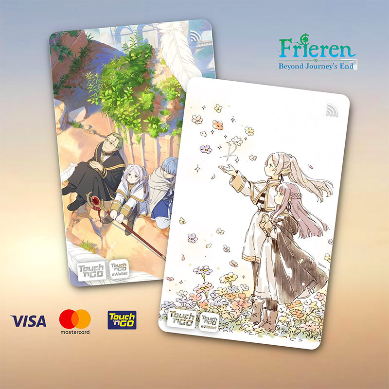 FRIEREN และ FERN TNG - สัมผัส N GO สติ๊กเกอร์ SPIDERMAN CARD / ฝาครอบสติ๊กเกอร์ ATM, การ์ด TNG, การ์
