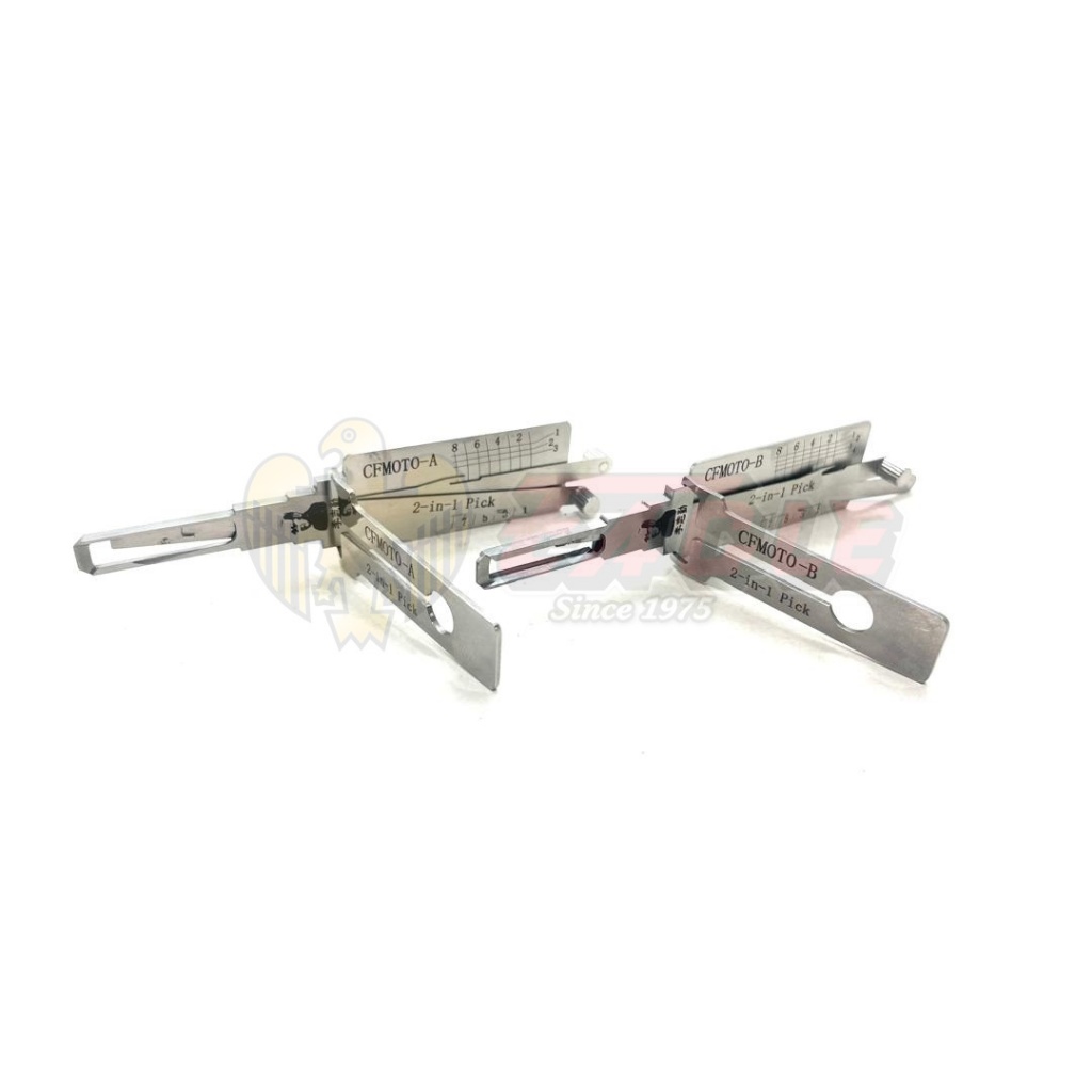 LISHI 2-in-1 CFMOTO-A CFMOTO-B CFMOTO Lock Pick & ถอดรหัสรางด้านในซ้ายขวา