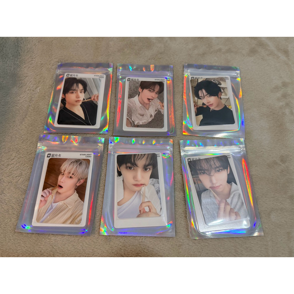 ZEROBASEONE NEVER SAY NEVER STARLIGHT โฟโต้การ์ด JIWOONG ZHANGHAO HANBIN MATTHEW RICKY TERAE GYUVIN 