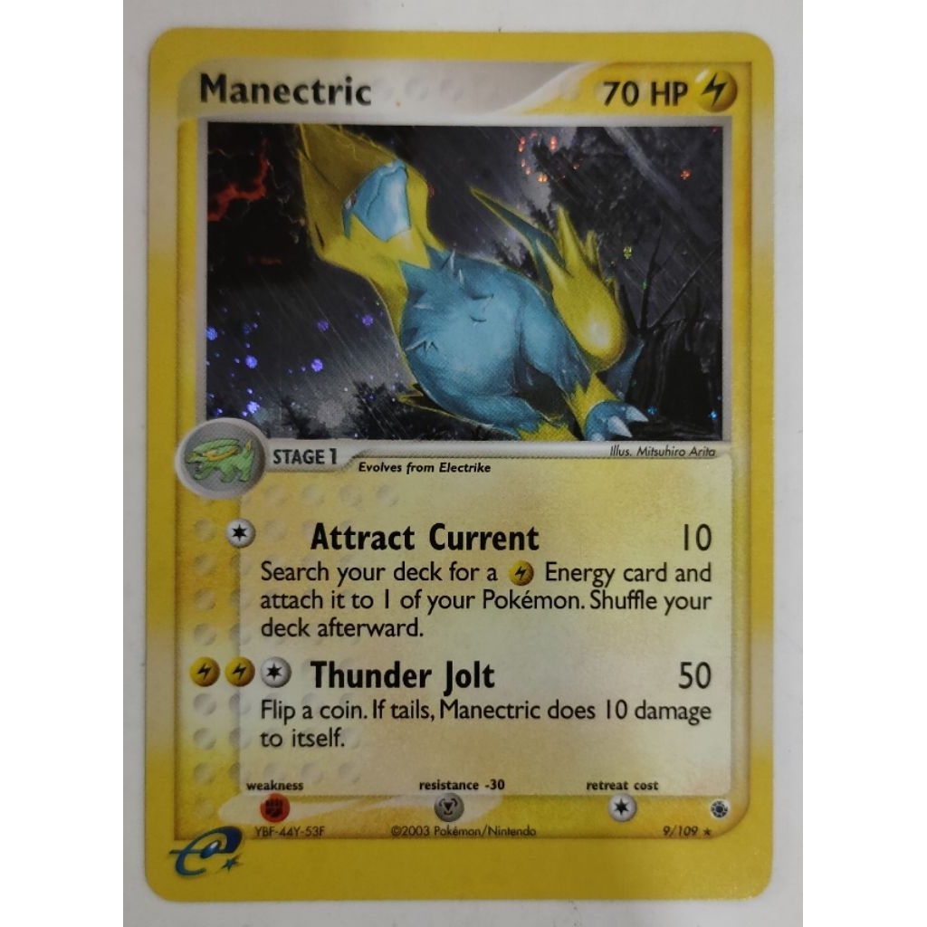 Manectric - 9/109 - Holo (Ex Ruby & Sapphire Holo Singles) [Near Mint]