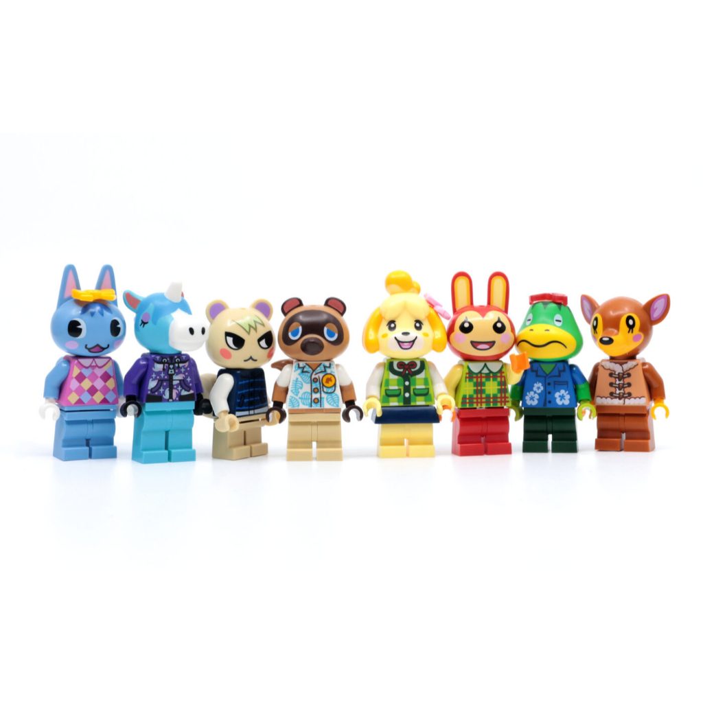 Ani003 004 007 008 009 Lego Animal Crossing 77049 77046 30662 77047 - Isabelle Fauna Maple Julian Bu