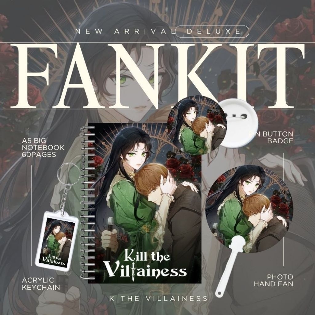 [MANHWA DELUXE] All Villaness manhwa deluxe package fanpack