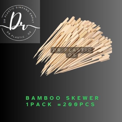 180MM BAMBOO FRUIT SKEWER / SATAY STICK/JELLYBALL STICK/200PCS+-