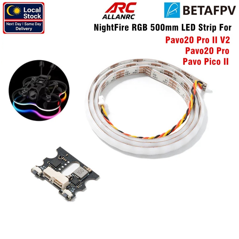 BetaFPV NightFire RGB LED Strip สําหรับ Pavo20 Pro II / Pavo20 Pro / Pavo Pico II BT01120026