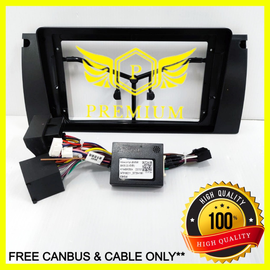 BMW E39 / X5 1995-2003 9 INCH ANDROID CASING (ฟรี CANBUS+CABLE+6PCS SCREWS)