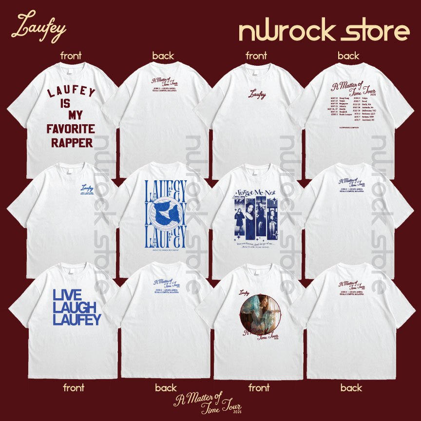 LAUFEY Shirt Merch Laufey A Matter of Time Tour Live ใน Axiata Arena, Kuala Lumpur,