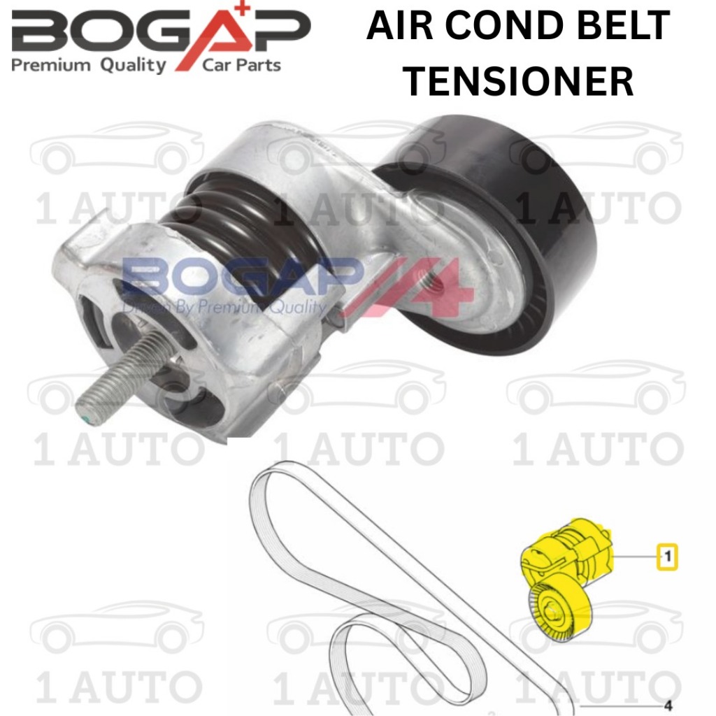 BOGAP GERMANY V-BELT TENSIONER BMW N45 N46 ENGINE E87 116i 118i 120i E46 318i E90 318i 320i