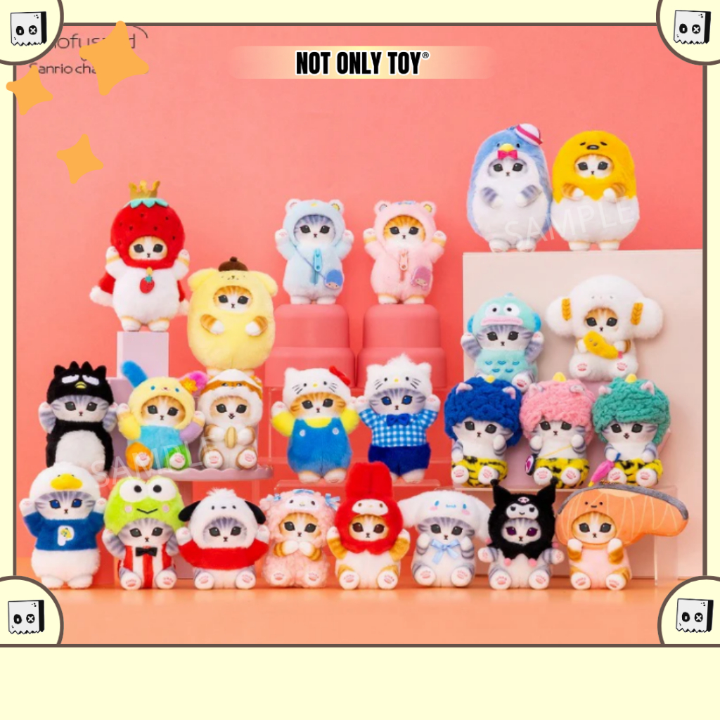 MOFUSAND X SANRIO CHARACTERS MINI MASCOT KEYCHAIN