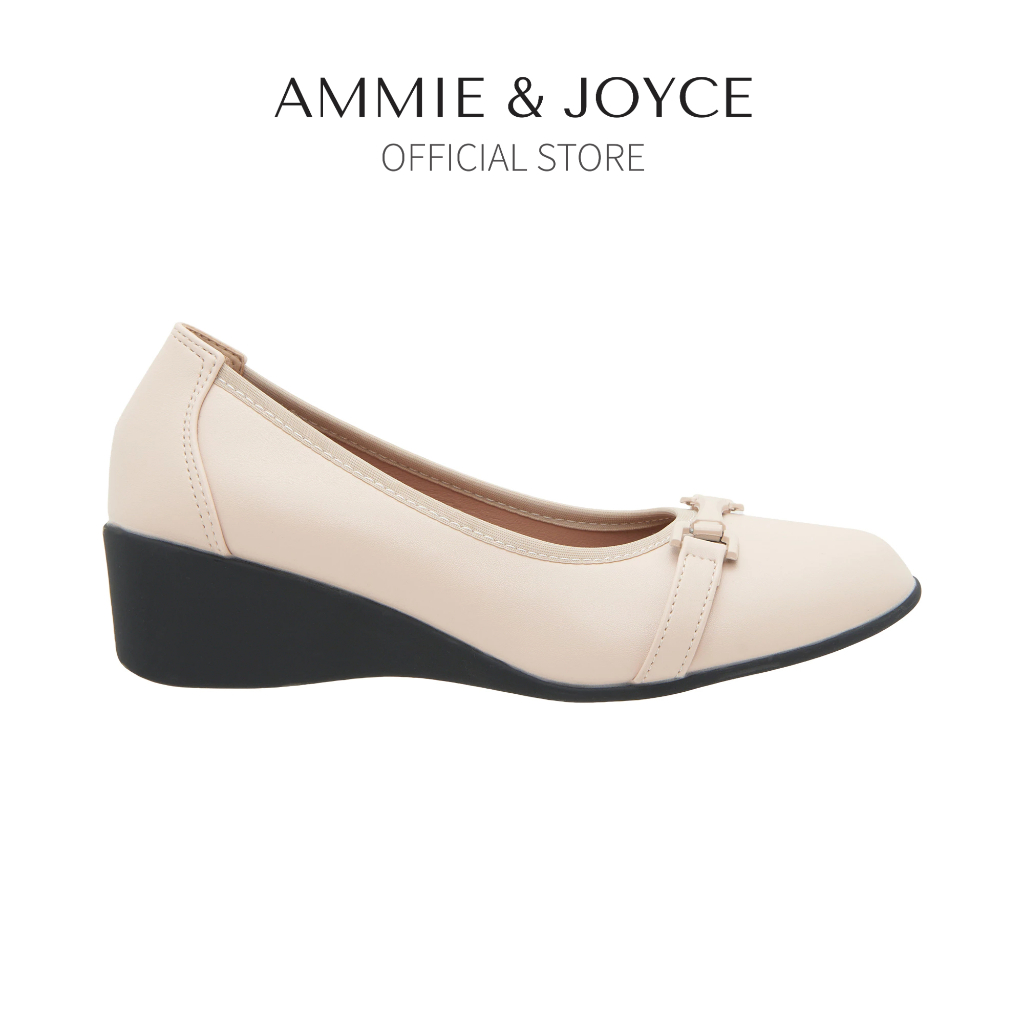 Robin Wedges Ladies Women Shoes (สีเบจ)