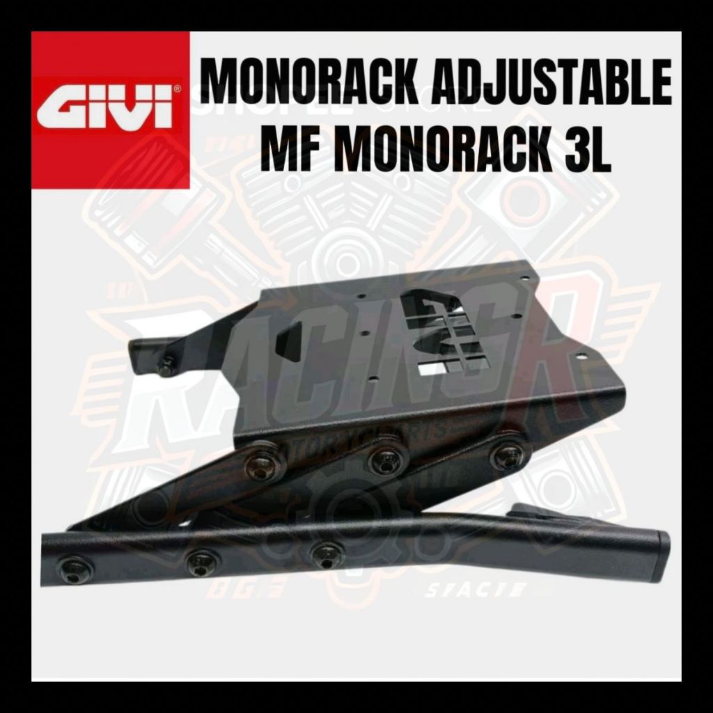 GIVI RACK MONORCK ADJUSTABLE MF RACK EGO VARIO160 RS150 RSX150 Y16ZR LC135 V2 V3 V4 V5 V6 V7 V8 Y15Z