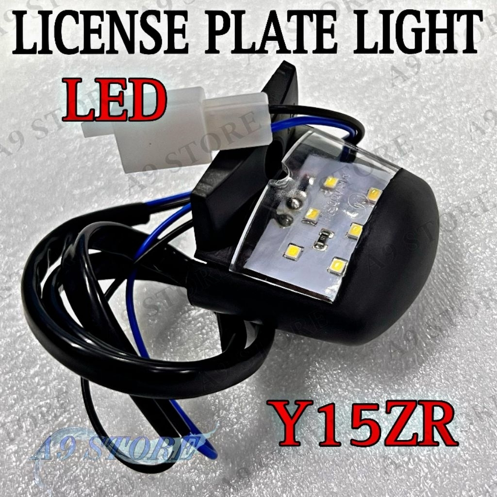 Yamaha Y15 Y15ZR Y16ZR NVX LCV8 ไฟป้ายทะเบียน LED Lampu Nombor แผ่น LED