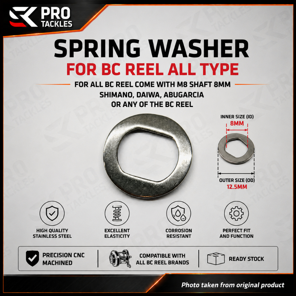 DRAG SPRING WASHER สําหรับ BAITCASTING DAIWA ABU SHIMANO PARTS