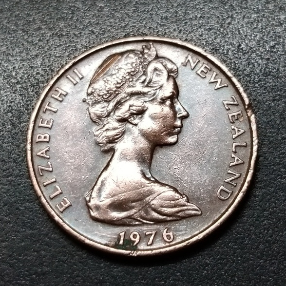 นิวซีแลนด์ QE II 2 Cent 1976