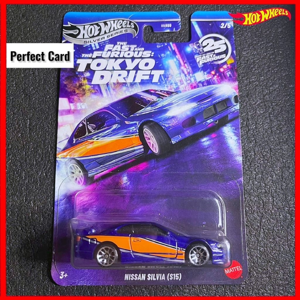 Hot Wheels Nissan Silvia S15 Monalisa Tokyo Drift Fast & Furious 2025 Silver Series JDM Hotwheels Mo