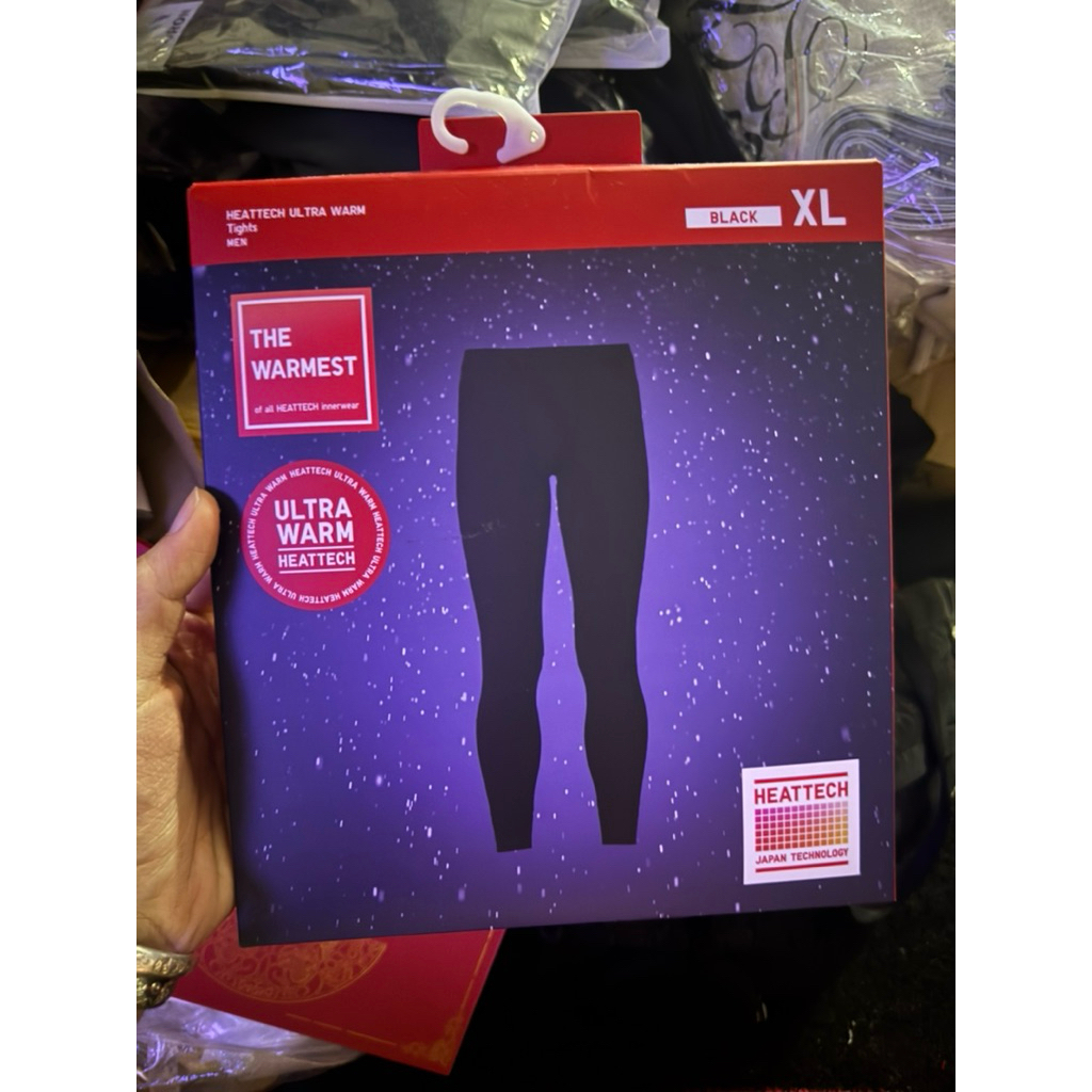 สุ่ม Uniqlo HEATTECH ULTRA WARM Tights Men