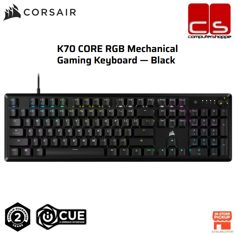 Corsair K70 CORE RGB คีย์บอร์ดเกมกล