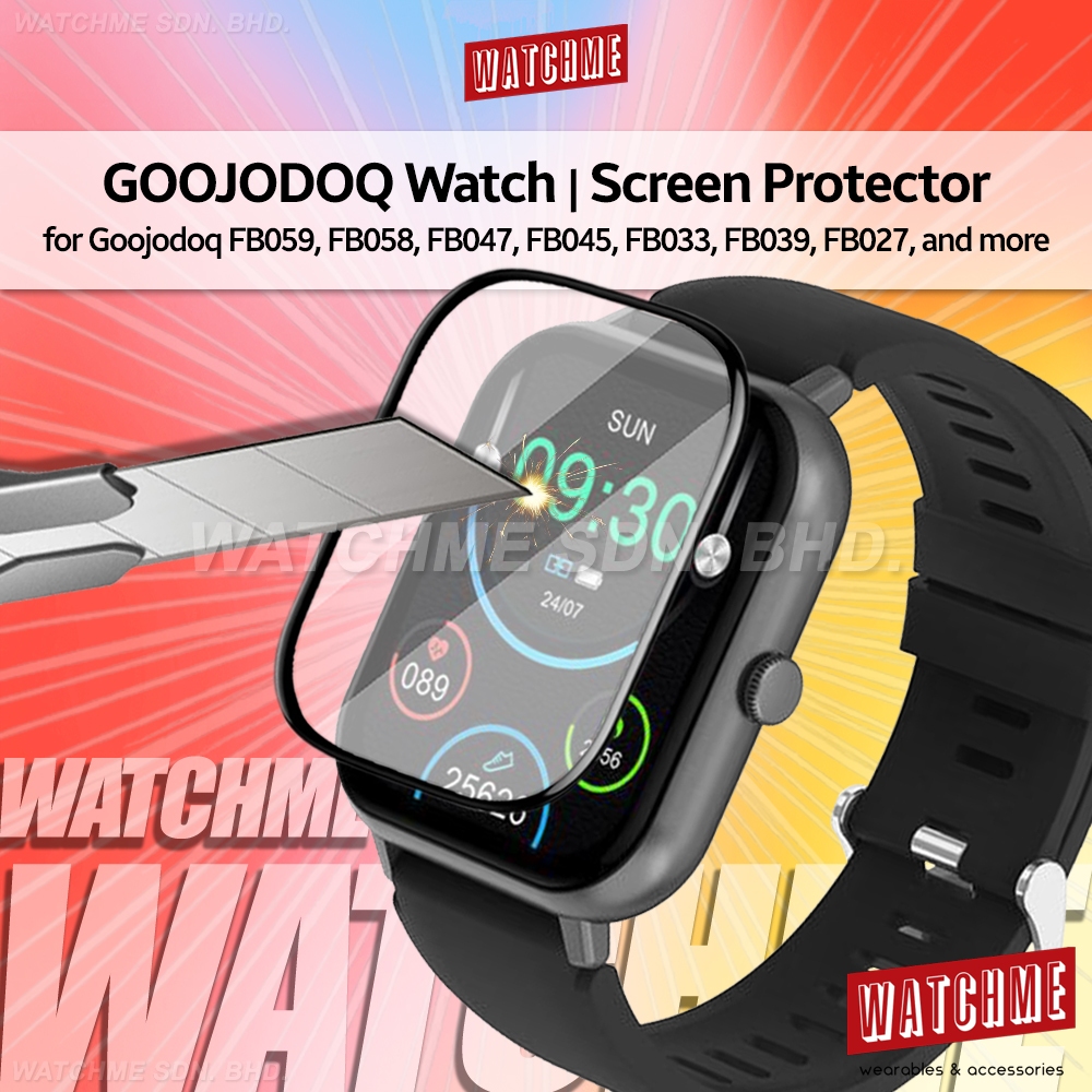 ป้องกันหน้าจอสําหรับ GOOJODOQ นาฬิกา, 3D PMMA Full Cover Film, TPU Soft Tinted (FB059 FB058 FB047 FB033 FB039 FB027 IP67)