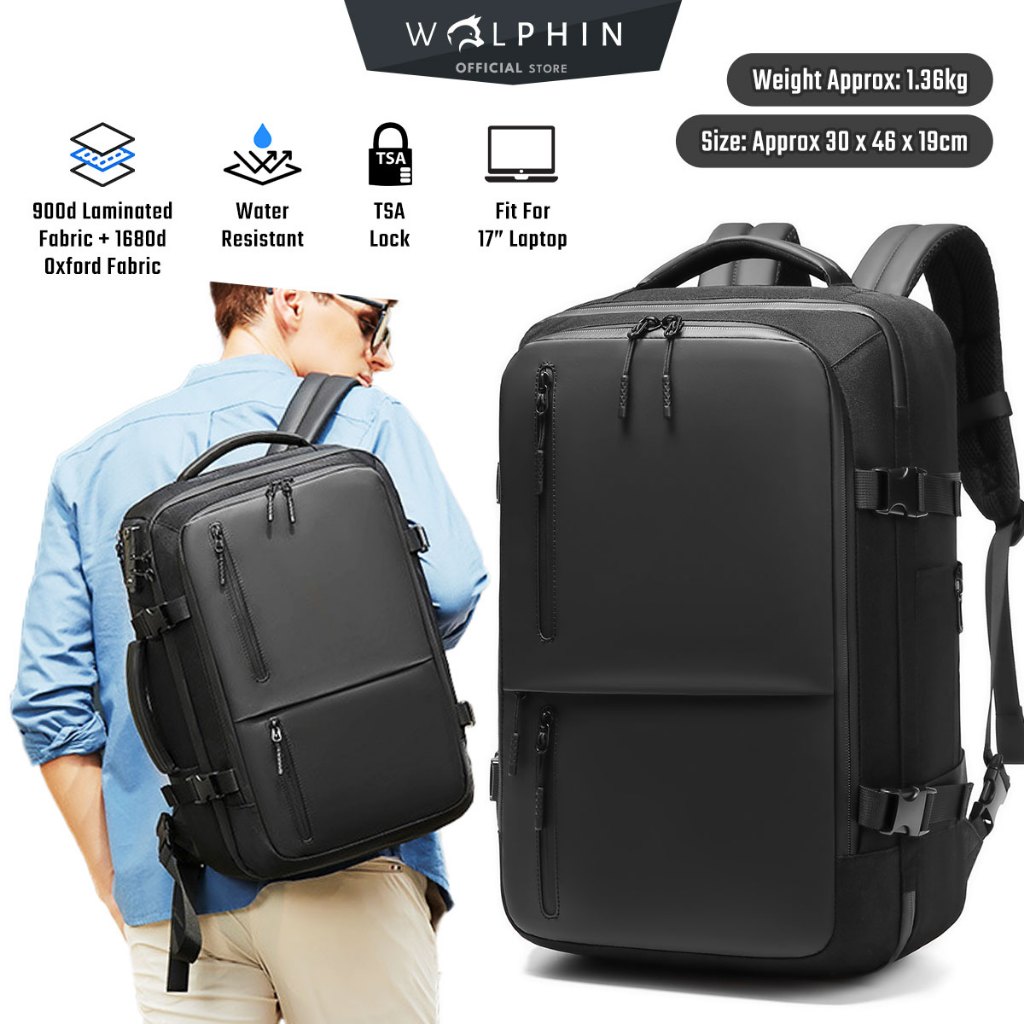 Wolphin Laptop Backpack Travel Backpack Bag Travel Beg Travel Backpack 行背包 1090-1