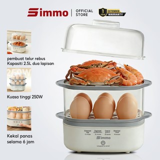 Simmo Smart Egg Cooker Multifunctional Household Steamer Boiler Quickly Cooked Steamed Meat/Buns/Seafood